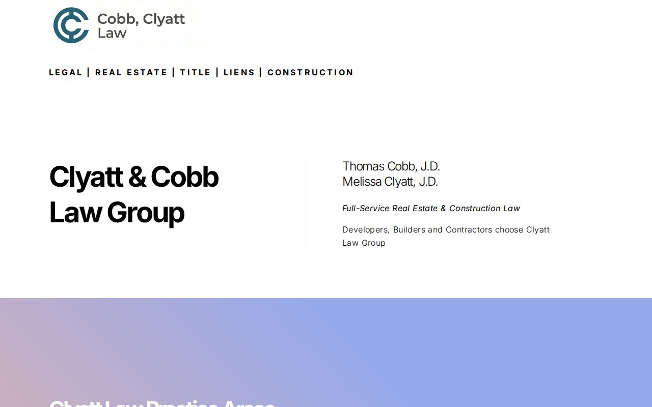 Cobb Clyatt Law Group